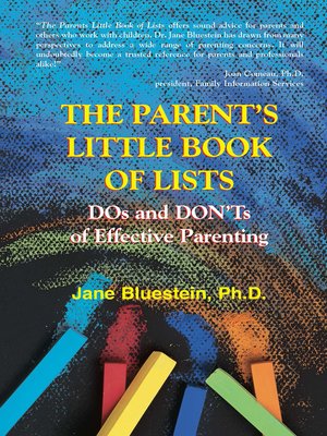 cover image of The Parent's Little Book of Lists